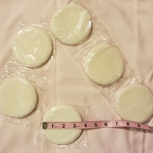 10 Velour Makeup Rounds, 3×3" Individually Wrapped